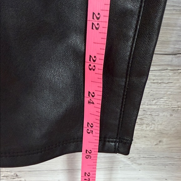 Tinseltown Women Black Leather Pants - Picture 5 of 7